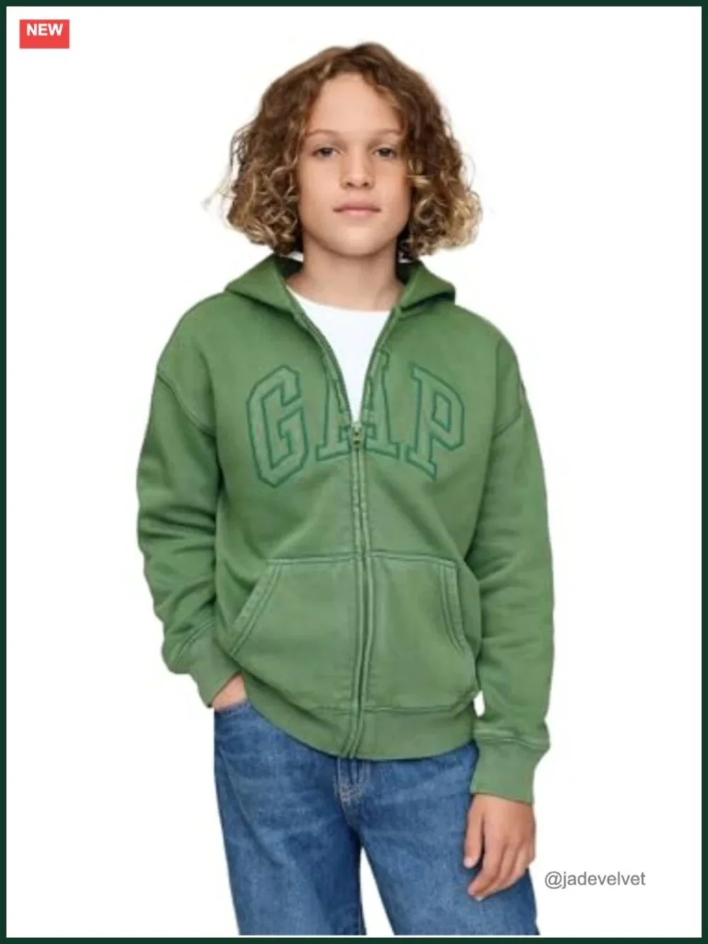 Boys Logo Full-zip Hoodie Super Soft Fleece Knit